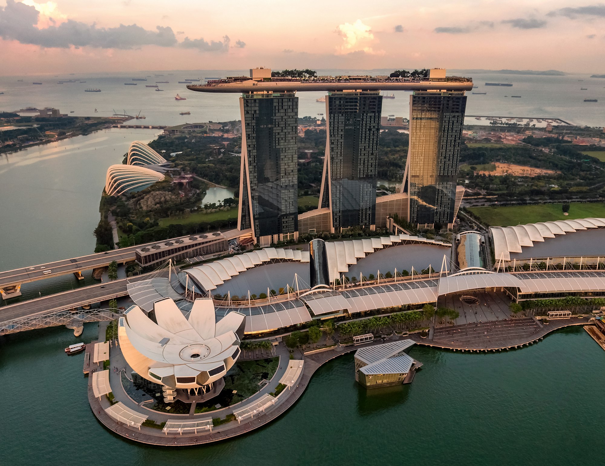 Singapore city skyline